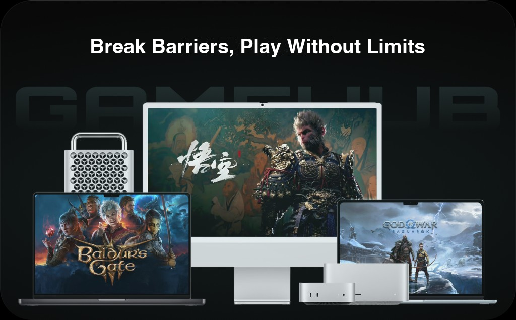 Multi-device gaming showcase
